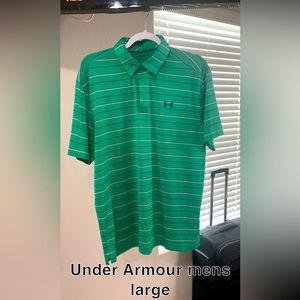 Mens large under armour polo